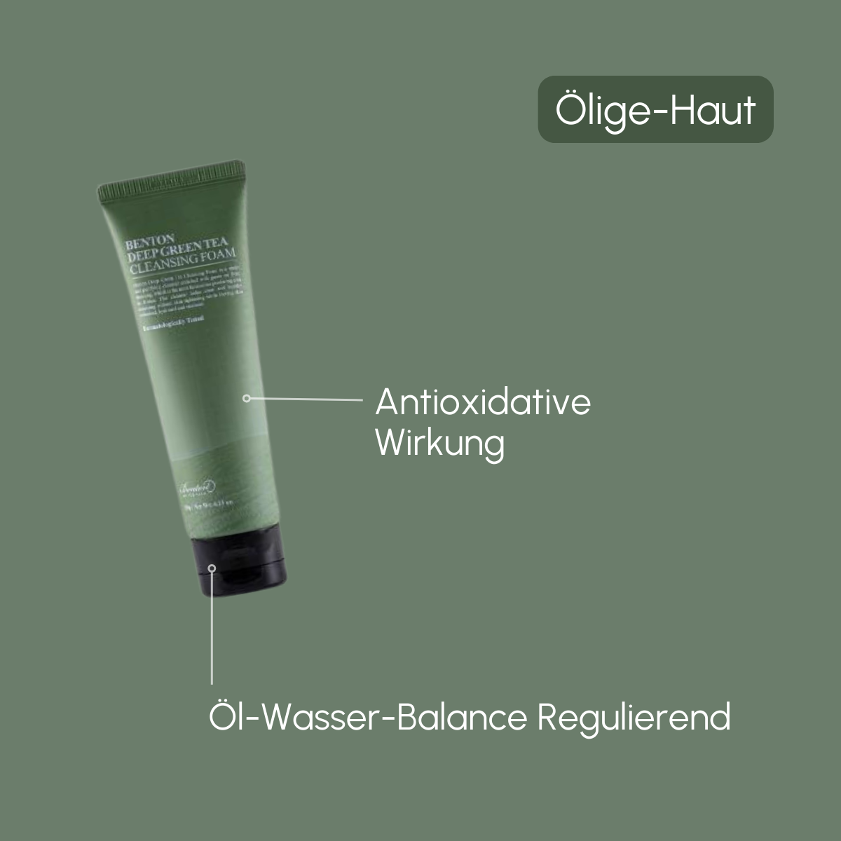Tiefe Grüner Tee Reinigungs-Schaum | Wonder Skin