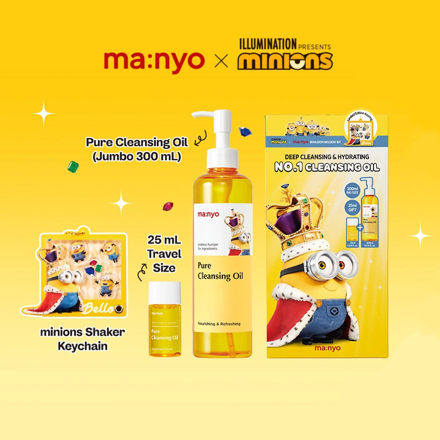 ma:nyo - Minions Pure Cleansing Oil Set - 300ml