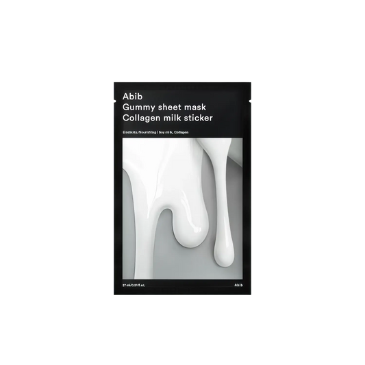 Abib - Gummy Sheet Mask Collagen Milk Sticker - 27ml-Wonder Skin