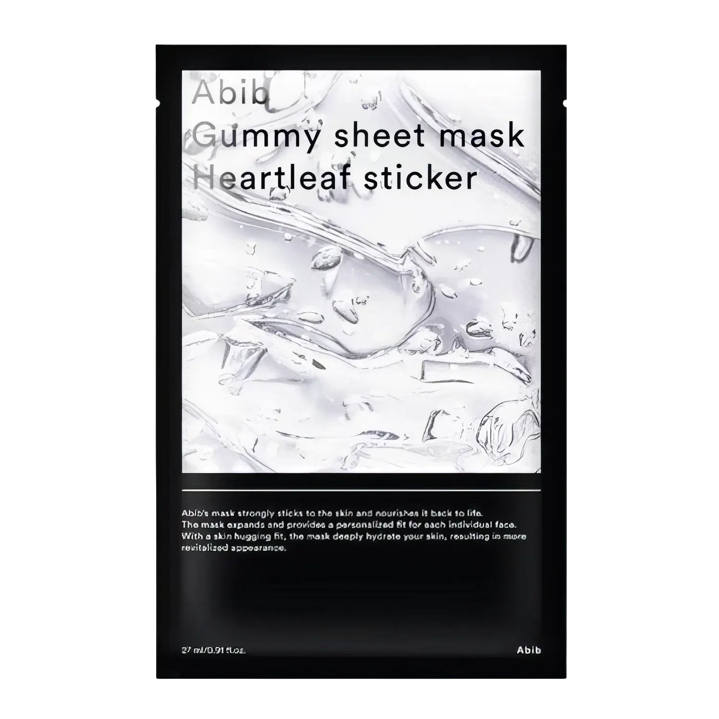 Abib - Gummy Sheet Mask Heartleaf Sticker - 27ml-Wonder Skin