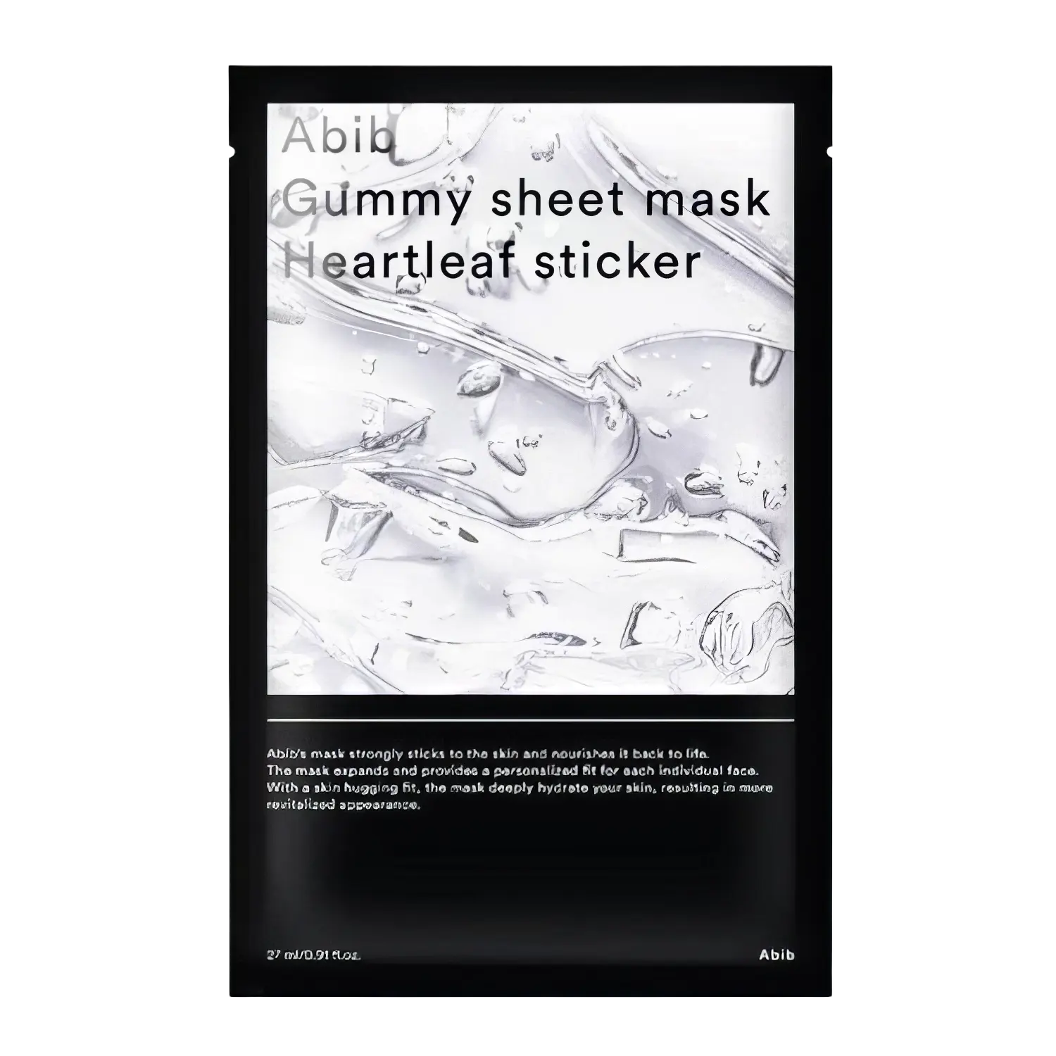 Abib - Gummy Sheet Mask Heartleaf Sticker - 27ml-Wonder Skin