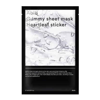 Abib - Gummy Sheet Mask Heartleaf Sticker - 27ml-Wonder Skin