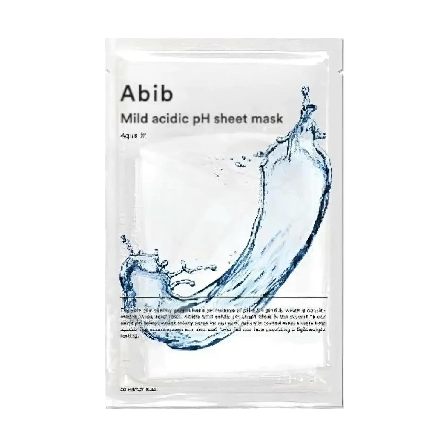 Abib - Mild Acidic pH Sheet Mask Aqua Fit - 30ml-Wonder Skin
