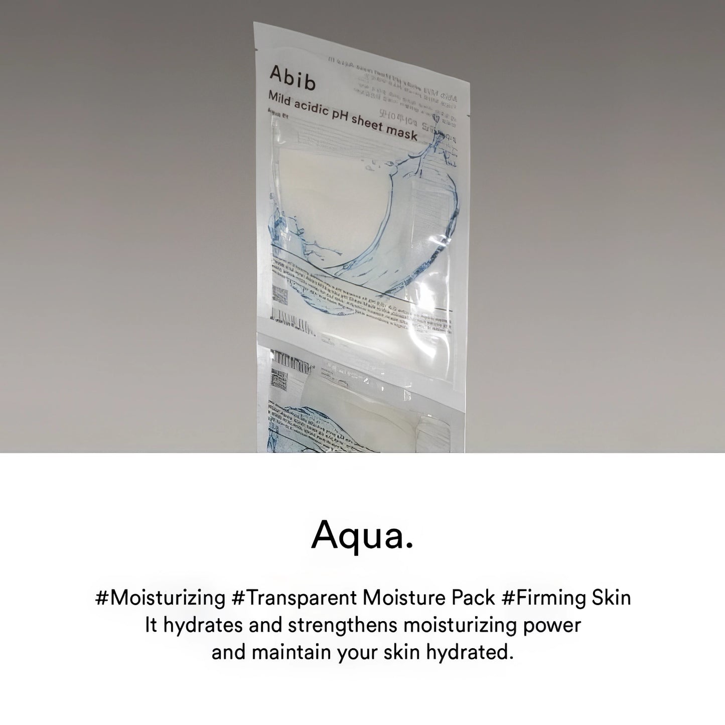 Abib - Mild Acidic pH Sheet Mask Aqua Fit - 30ml-Wonder Skin