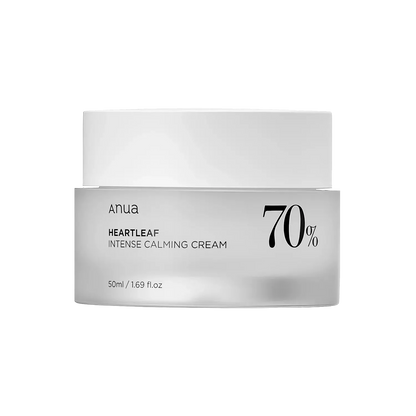 Anua - Heartleaf 70% Intense Calming Cream - 50ml-Wonder Skin