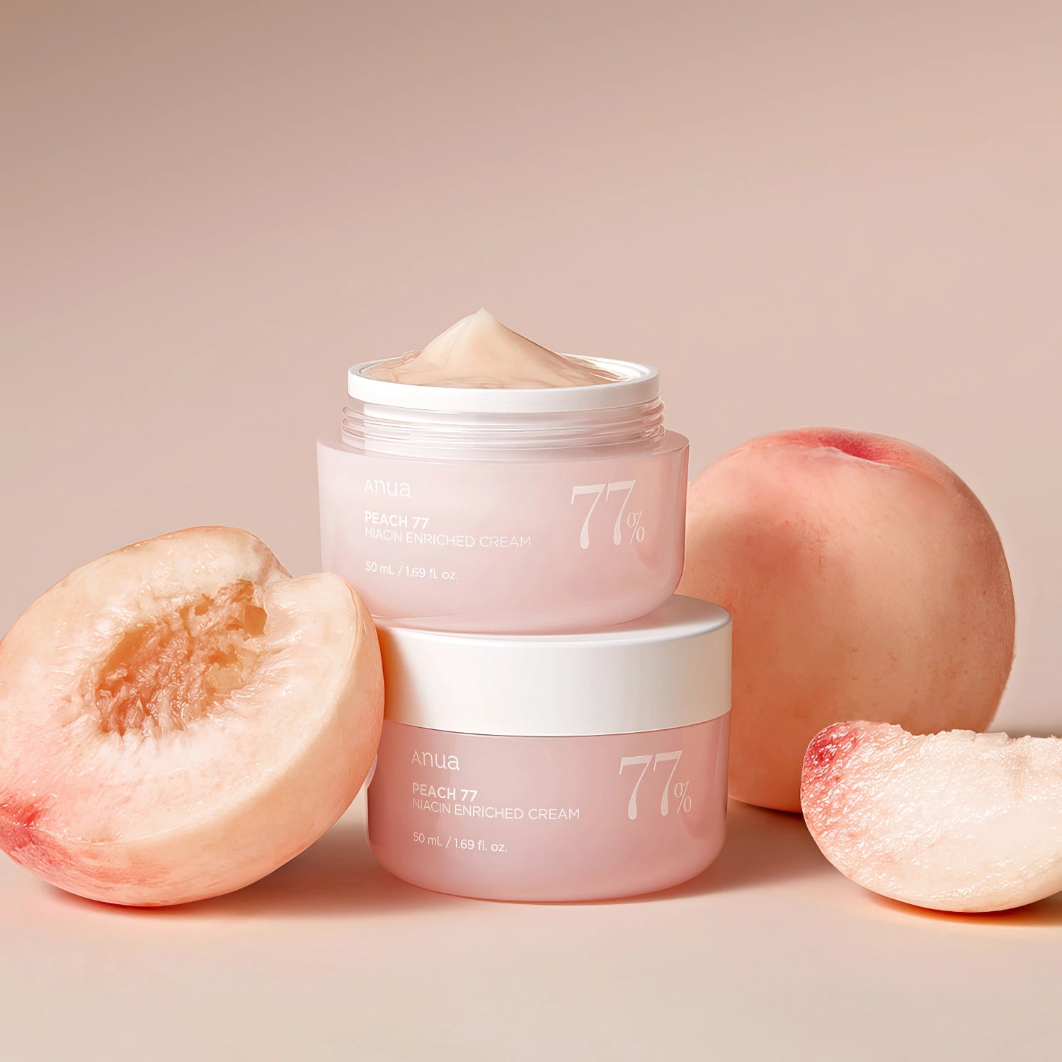 Anua - Peach 77% Niacin Enriched Cream - 50ml-Wonder Skin
