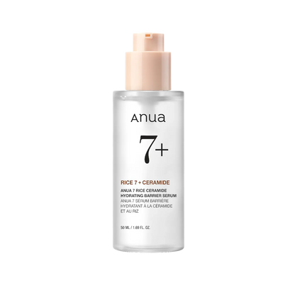 Anua - Rice 7 Ceramide Hydrating Barrier Serum - 50ml-Wonder Skin