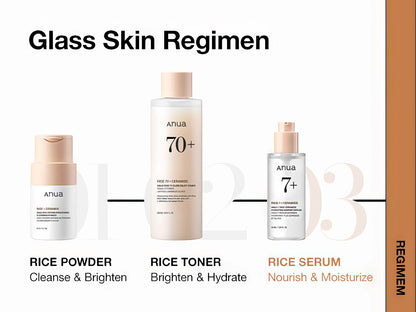 Anua - Rice 70 Glow Milky Toner - 250ml-Wonder Skin