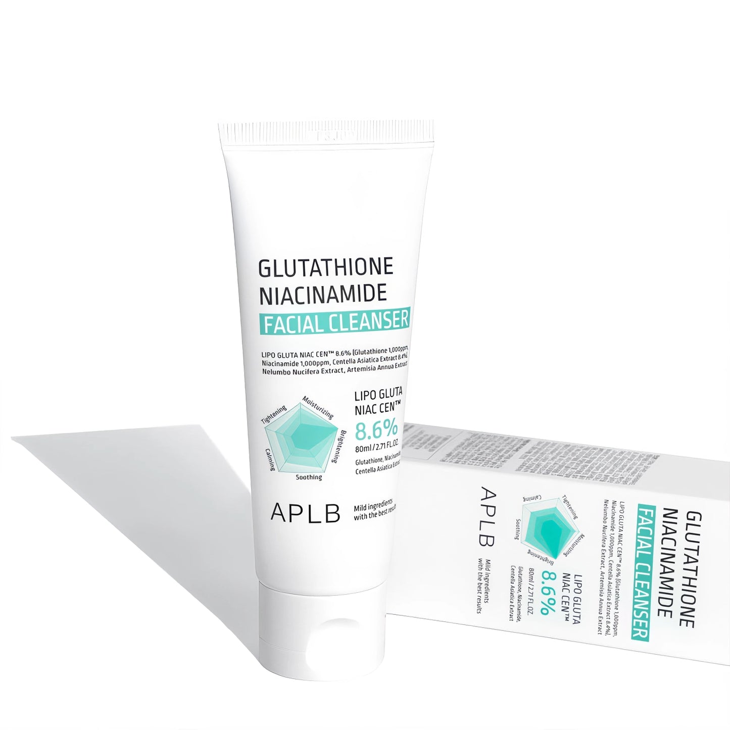 APLB - Glutathione Niacinamide Facial Cleanser - 80ml-Wonder Skin
