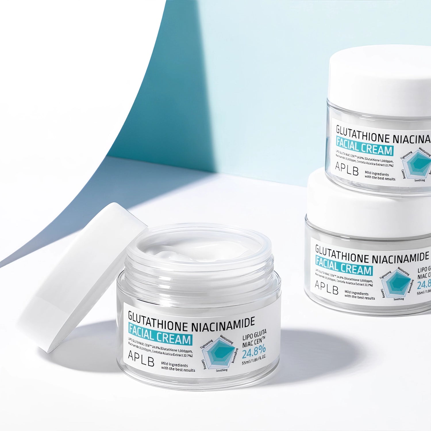 APLB - Glutathione Niacinamide Facial Cream - 55ml-Wonder Skin