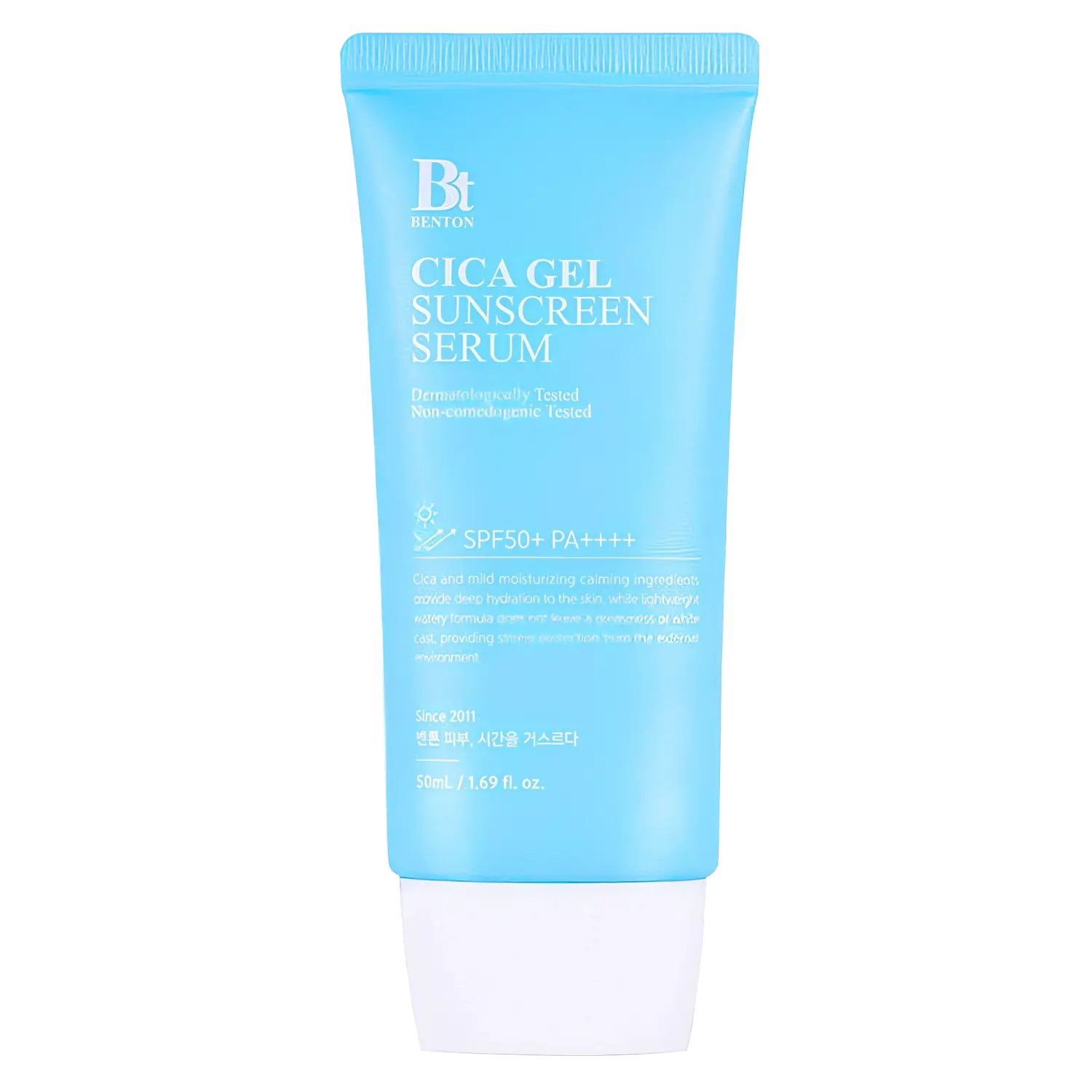 Benton - Cica Gel Sunscreen Serum SPF50 PA++++ - 50ml-Wonder Skin