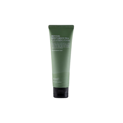 Benton - Deep Green Tea Cleansing Foam - 120g-Wonder Skin
