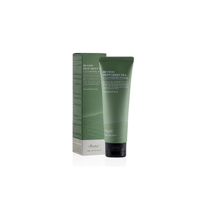Benton - Deep Green Tea Cleansing Foam - 120g-Wonder Skin