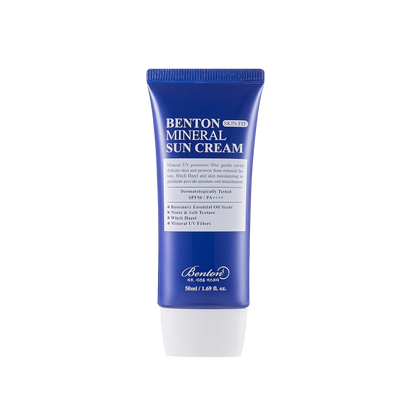Benton - Skin Fit Mineral Sun Cream SPF50+ PA++++ - 50ml-Wonder Skin
