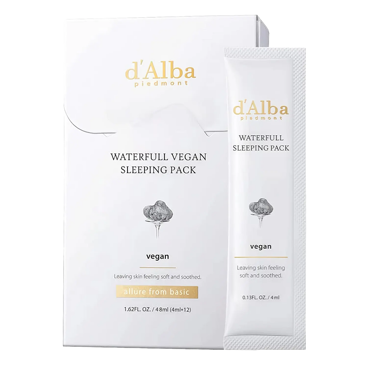 d'Alba - Waterfull Vegan Sleeping Pack - 12x4ml-Wonder Skin