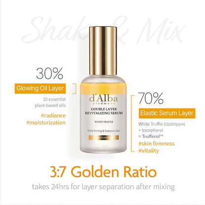 d'Alba - White Truffle Double Layer Revitalizing Serum - 50ml-Wonder Skin