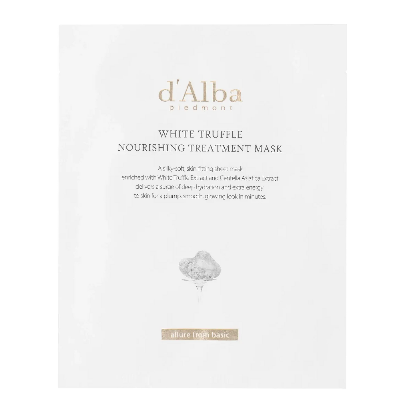d'Alba - White Truffle Nourishing Treatment Mask - 1pc/25ml-Wonder Skin