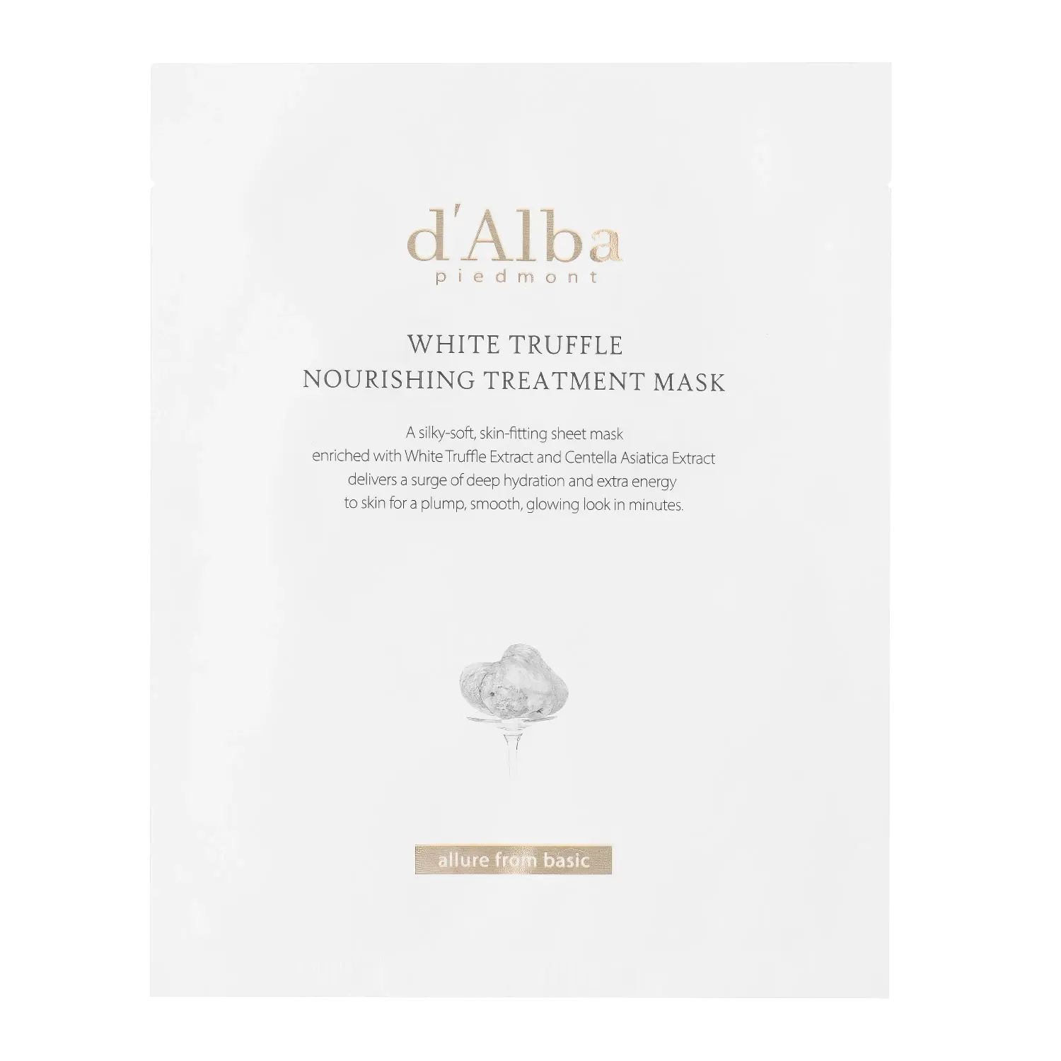 d'Alba - White Truffle Nourishing Treatment Mask - 1pc/25ml-Wonder Skin