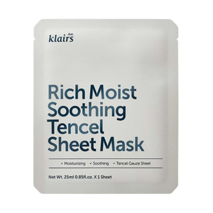dear, Klairs Rich Moist Soothing Tencel Sheet Mask 25ml