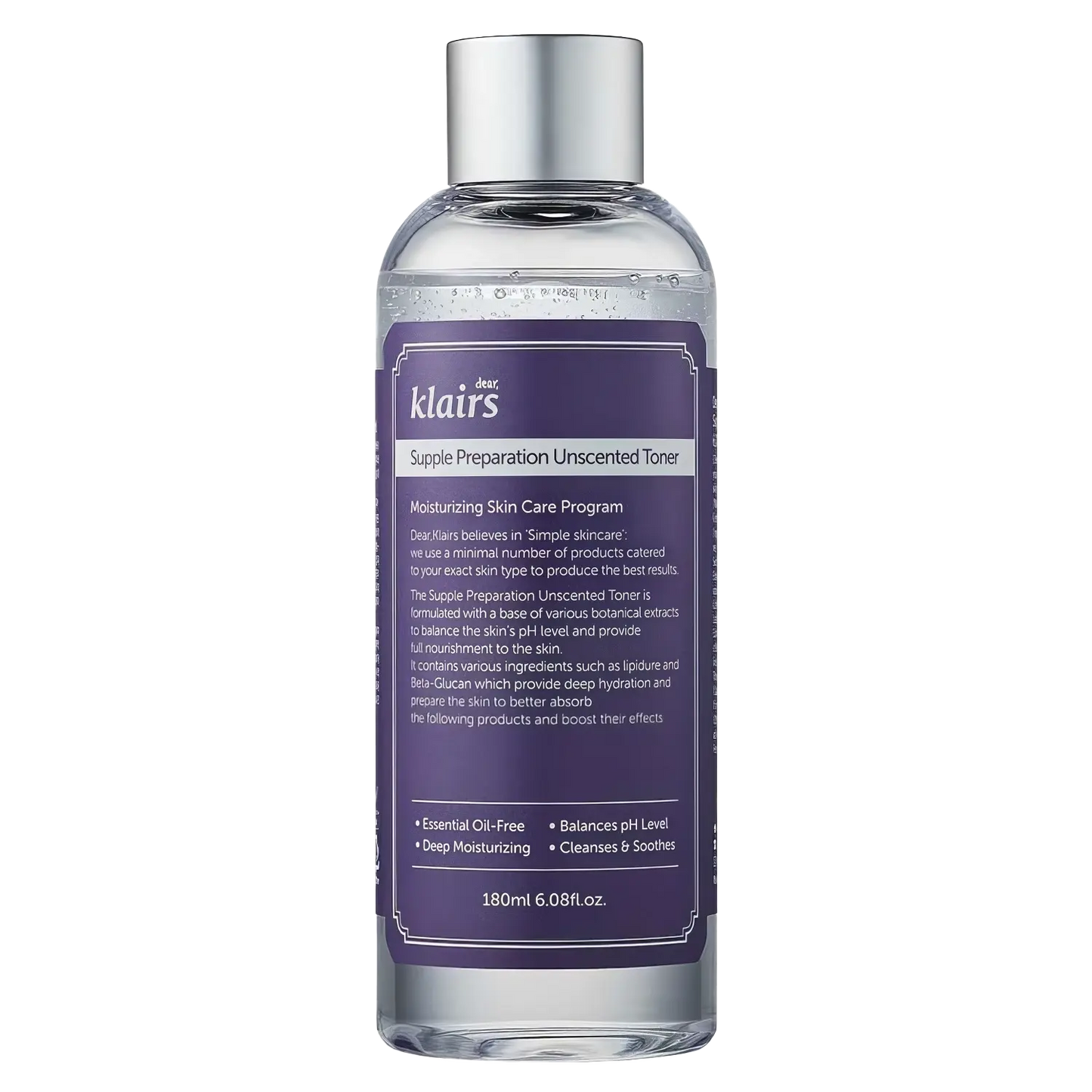 dear, Klairs - Supple Preparation Unscented Toner - 180ml-Wonder Skin