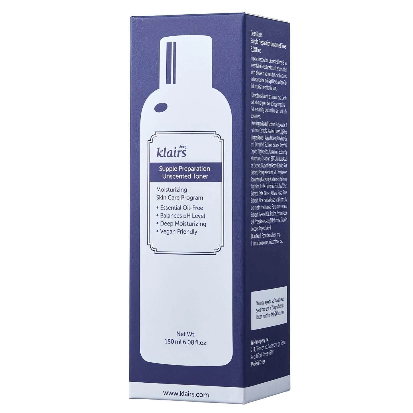 dear, Klairs - Supple Preparation Unscented Toner - 180ml-Wonder Skin