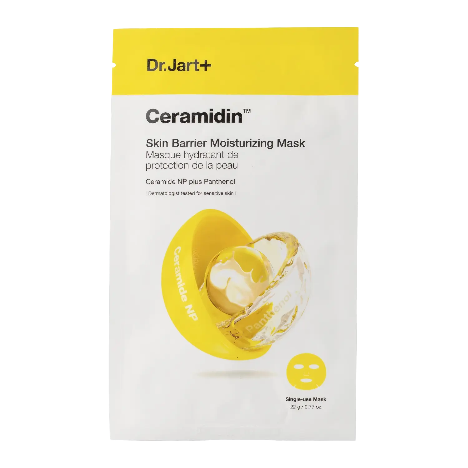 Dr.Jart+ - Ceramidin Skin Barrier Moisturizing Mask - 22g-Wonder Skin