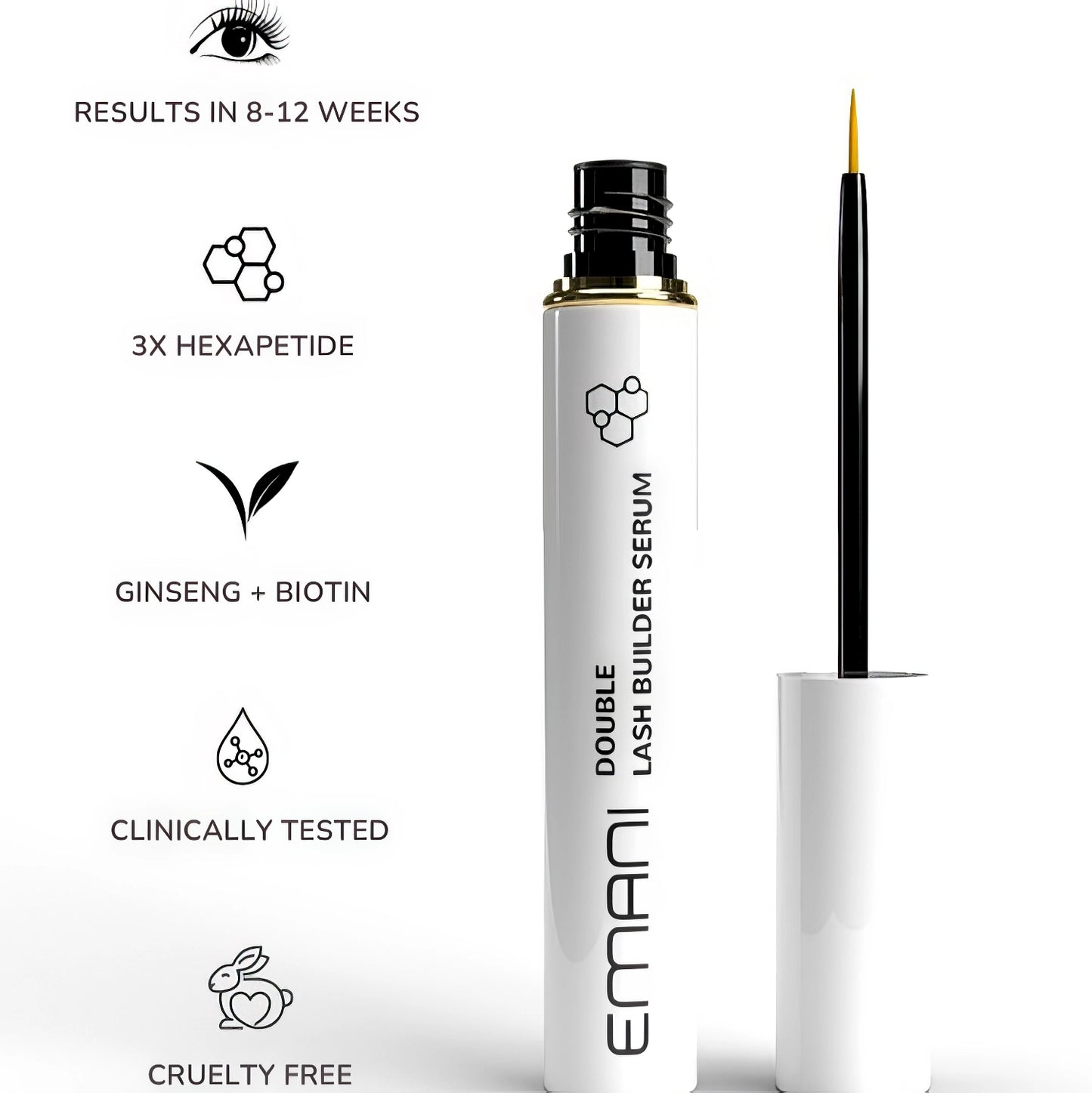 EMANI Lash Builder Serum - 3 ml-Wonder Skin