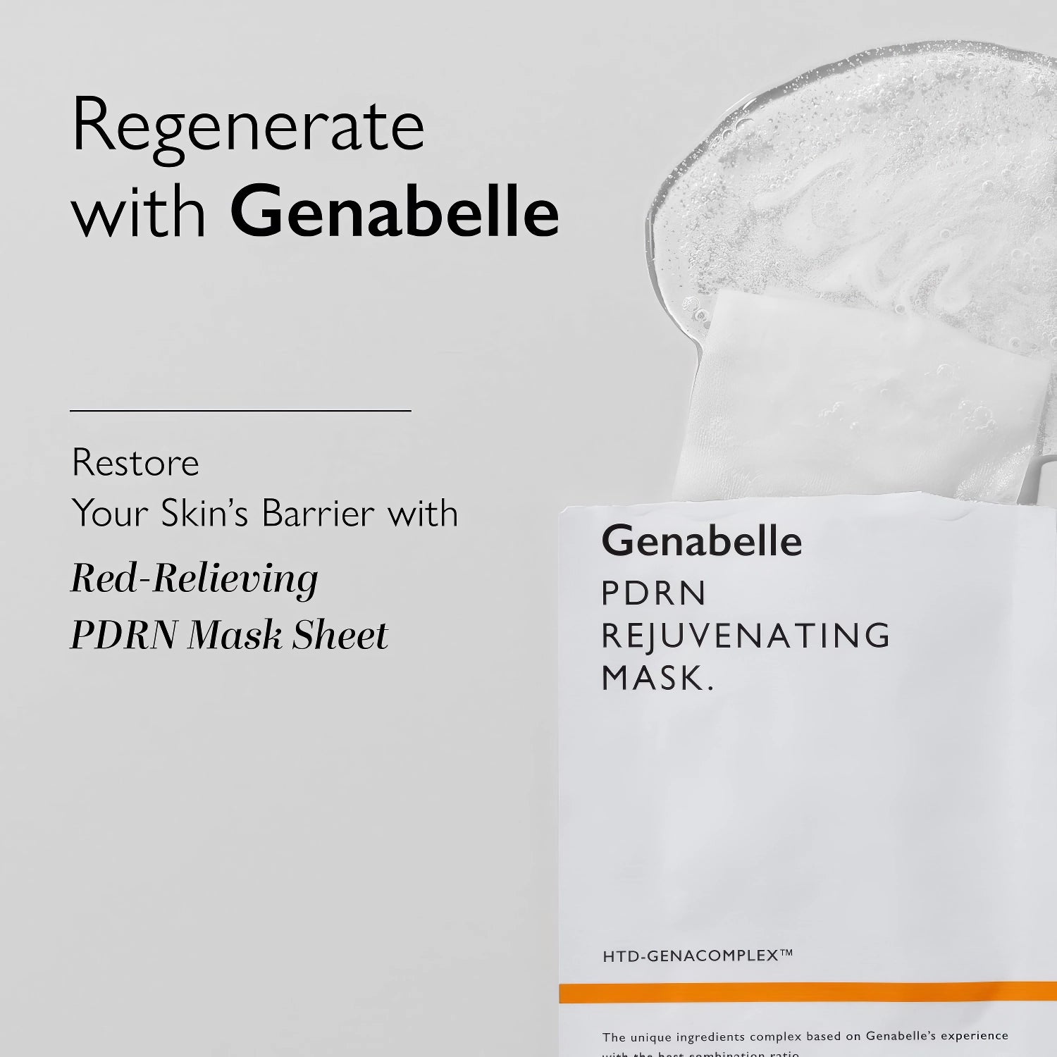Genabelle - PDRN Rejuvenating Mask Sheet - 25ml-Wonder Skin