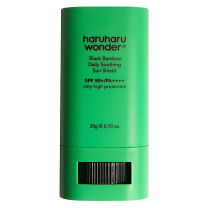 Haruharu Wonder - Black Bamboo Daily Soothing Sun Shield SPF 50+/PA++++ - 20g-Wonder Skin