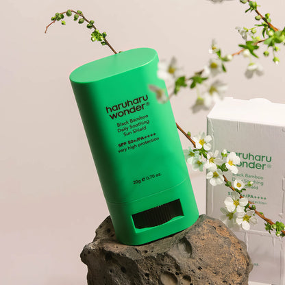 Haruharu Wonder - Black Bamboo Daily Soothing Sun Shield SPF 50+/PA++++ - 20g-Wonder Skin