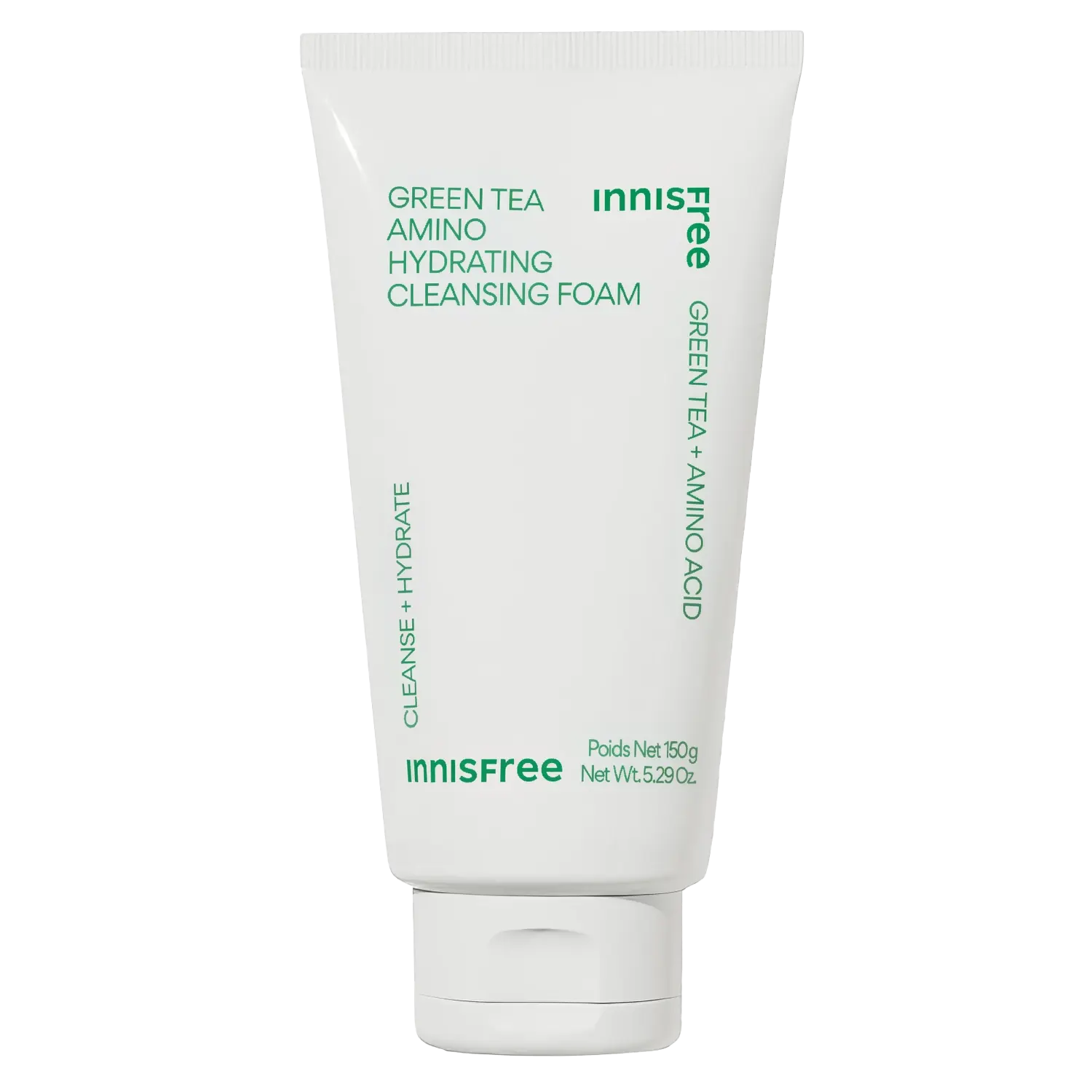 Innisfree - Green Tea Amino Hydrating Cleansing Foam - 150g-Wonder Skin