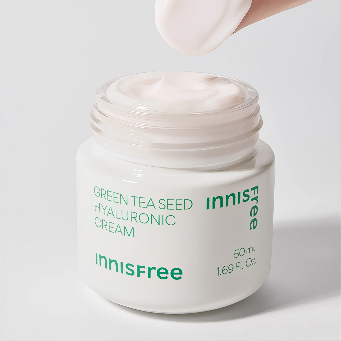 Innisfree - Green Tea Seed Hyaluronic Cream - 50ml-Wonder Skin