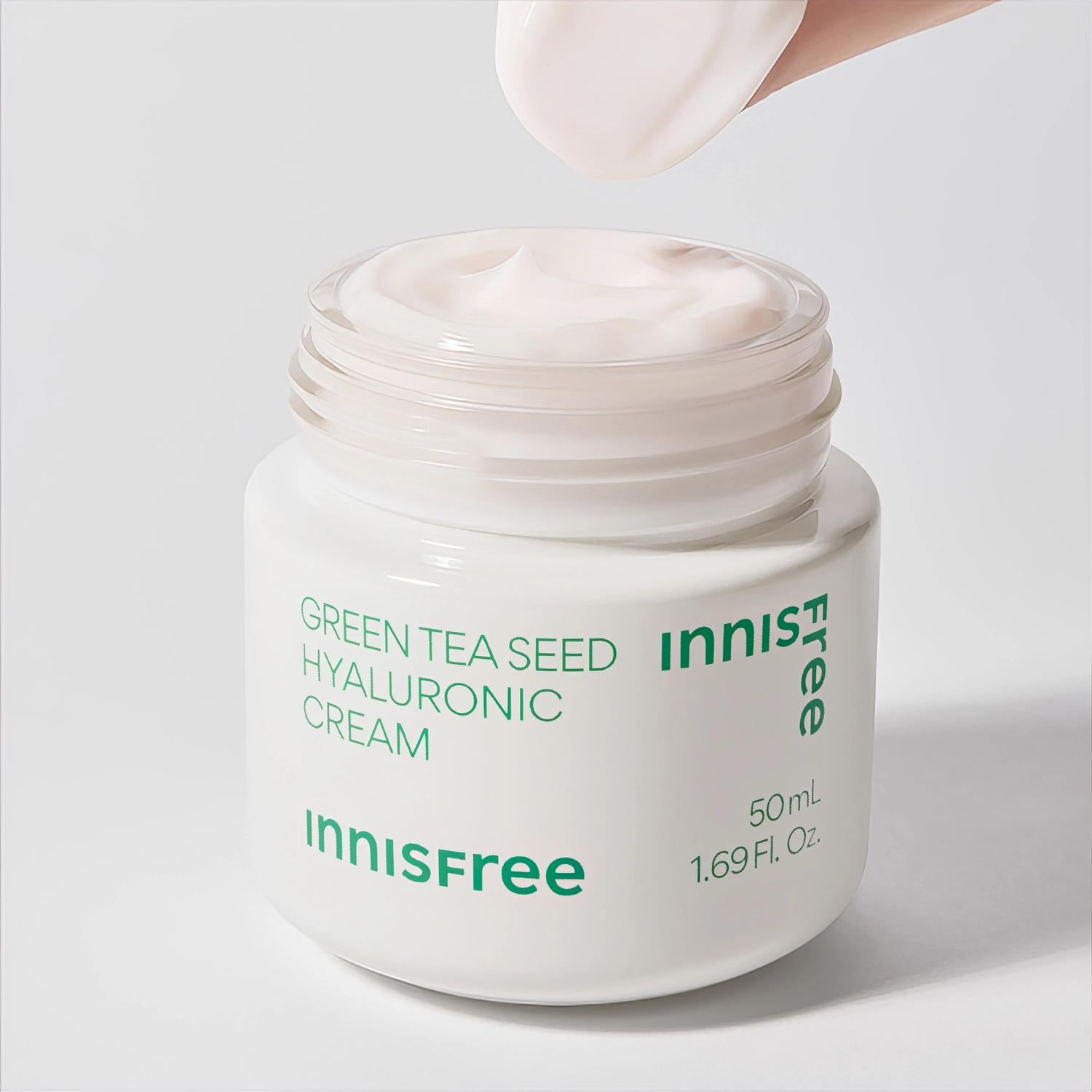 Innisfree - Green Tea Seed Hyaluronic Cream - 50ml-Wonder Skin