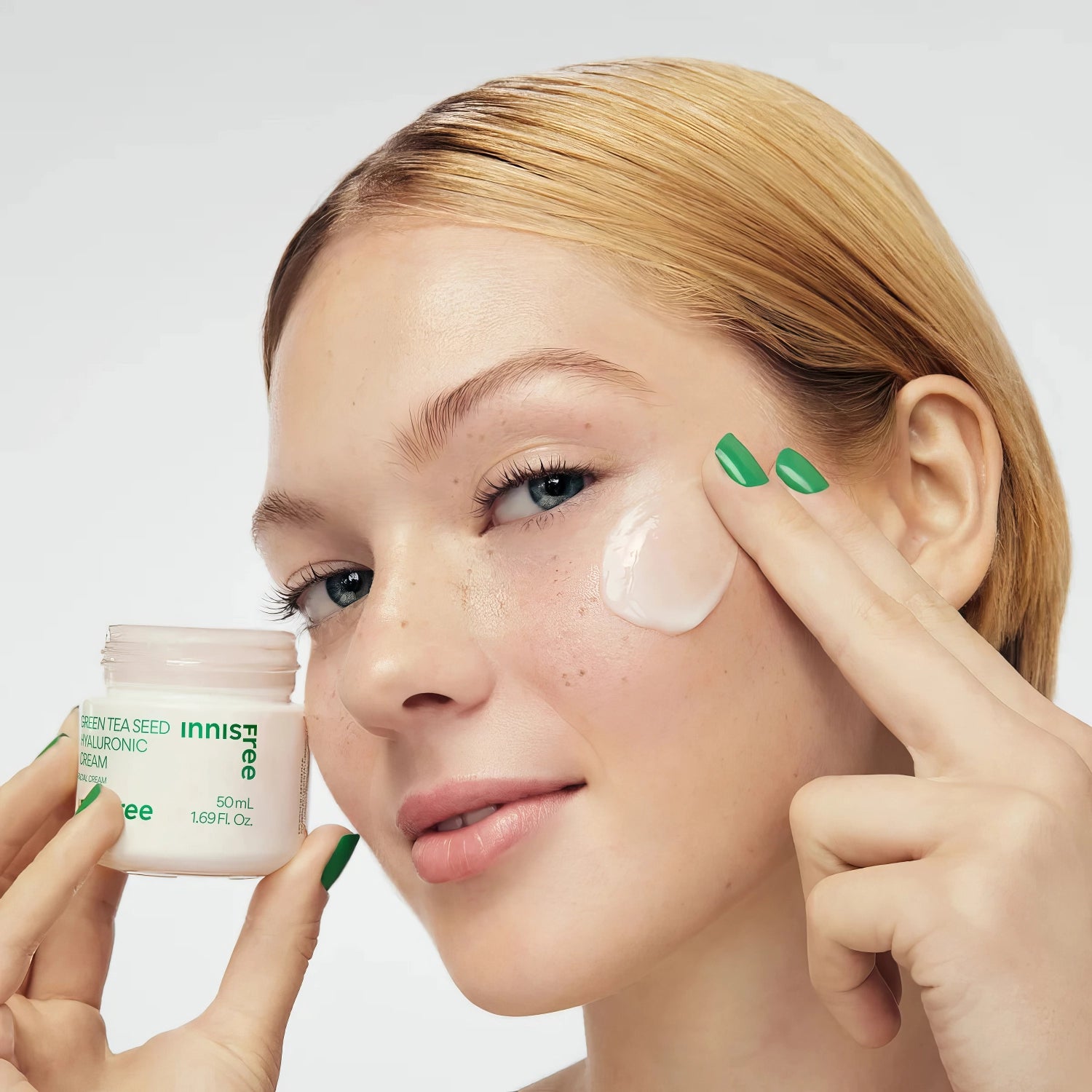Innisfree - Green Tea Seed Hyaluronic Cream - 50ml-Wonder Skin