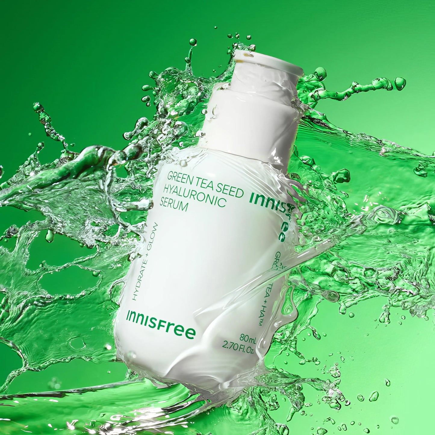 Innisfree - Green Tea Seed Hyaluronic Serum - 80ml-Wonder Skin