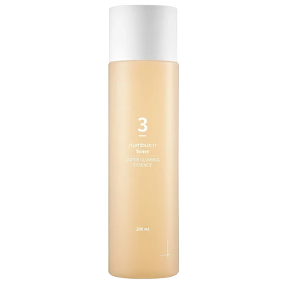 Numbuzin - No.3 Super Glowing Essence Toner - 200ml-Wonder Skin