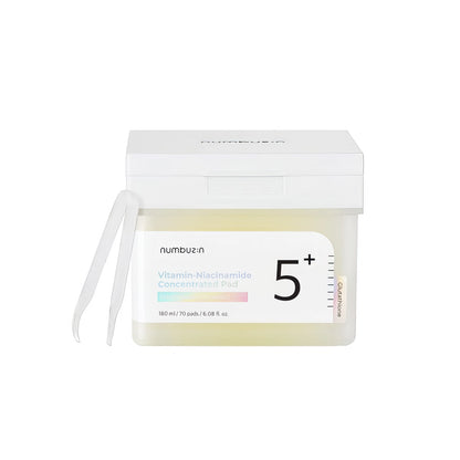 Numbuzin - No.5 Vitamin - Niacinamide Concentrated Pad - 180ml/70pcs.-Wonder Skin