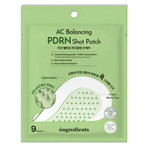 Ongredients - AC Balancing PDRN Shot Patch - 9St-Wonder Skin