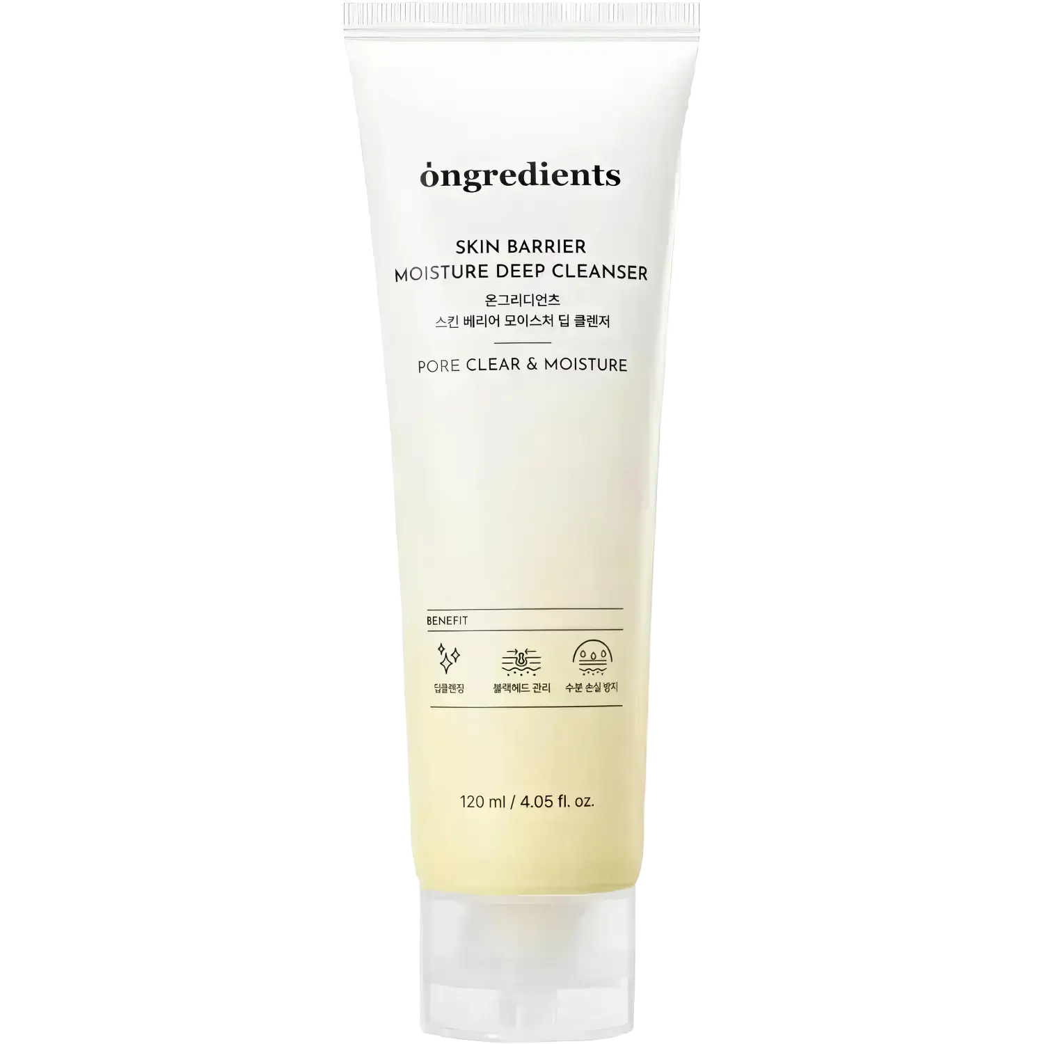 Ongredients - Skin Barrier Moisture Deep Cleanser - 120ml-Wonder Skin
