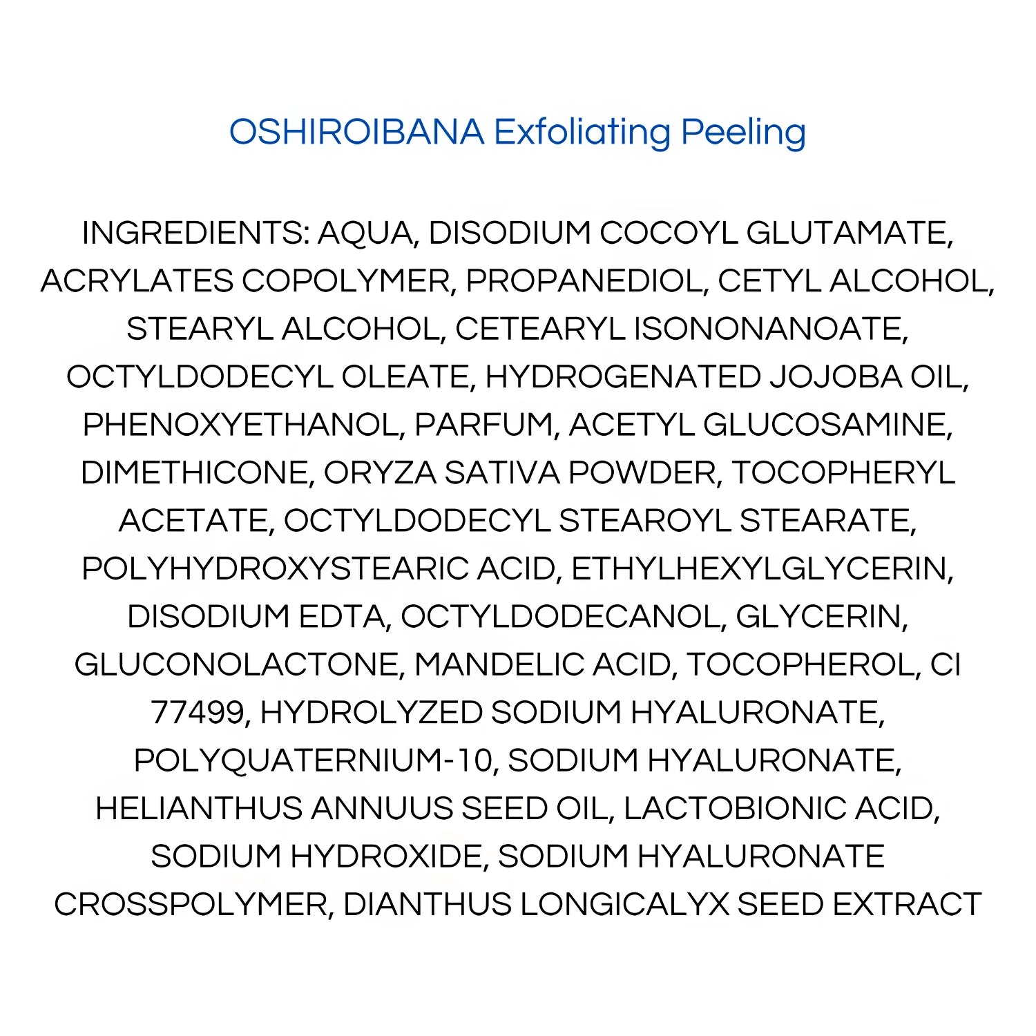 Onshindo Osaka - Oshiroibana - face scrub (all skin types) - 75ml-Wonder Skin