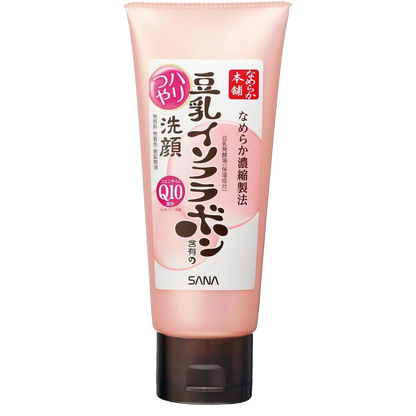 Sana - Nameraka Honpo Haritsuya Q10 Face Wash - 150g-Wonder Skin