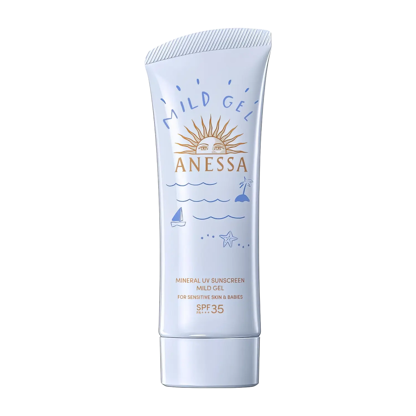 Shiseido Anessa - Mineral UV Sunscreen mild gel SPF35 PA+++ - 90g-Wonder Skin