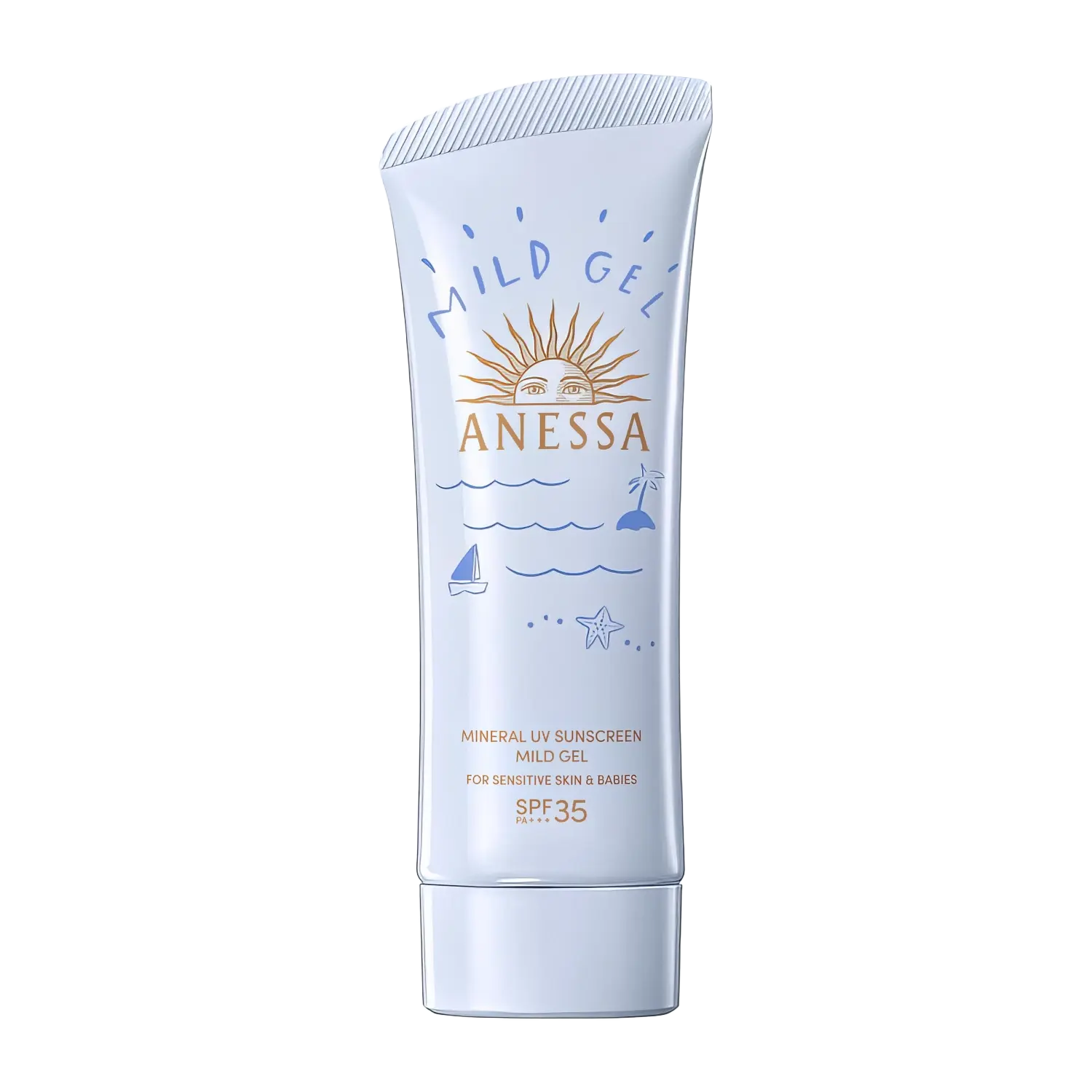 Shiseido Anessa - Mineral UV Sunscreen mild gel SPF35 PA+++ - 90g-Wonder Skin