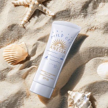 Shiseido Anessa - Mineral UV Sunscreen mild gel SPF35 PA+++ - 90g-Wonder Skin