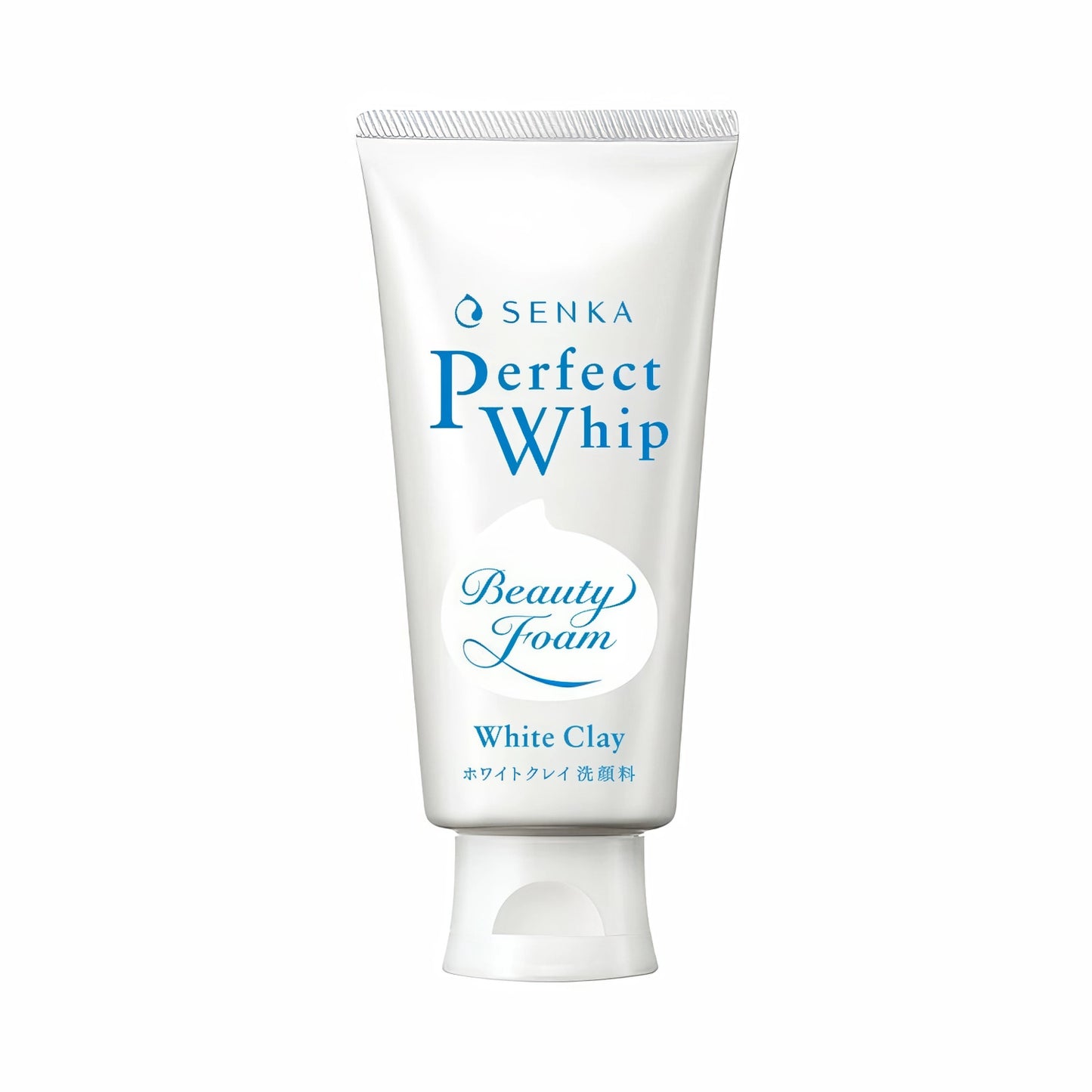 Shiseido Senka - Perfect Whip White Clay Face Wash - 120g-Wonder Skin