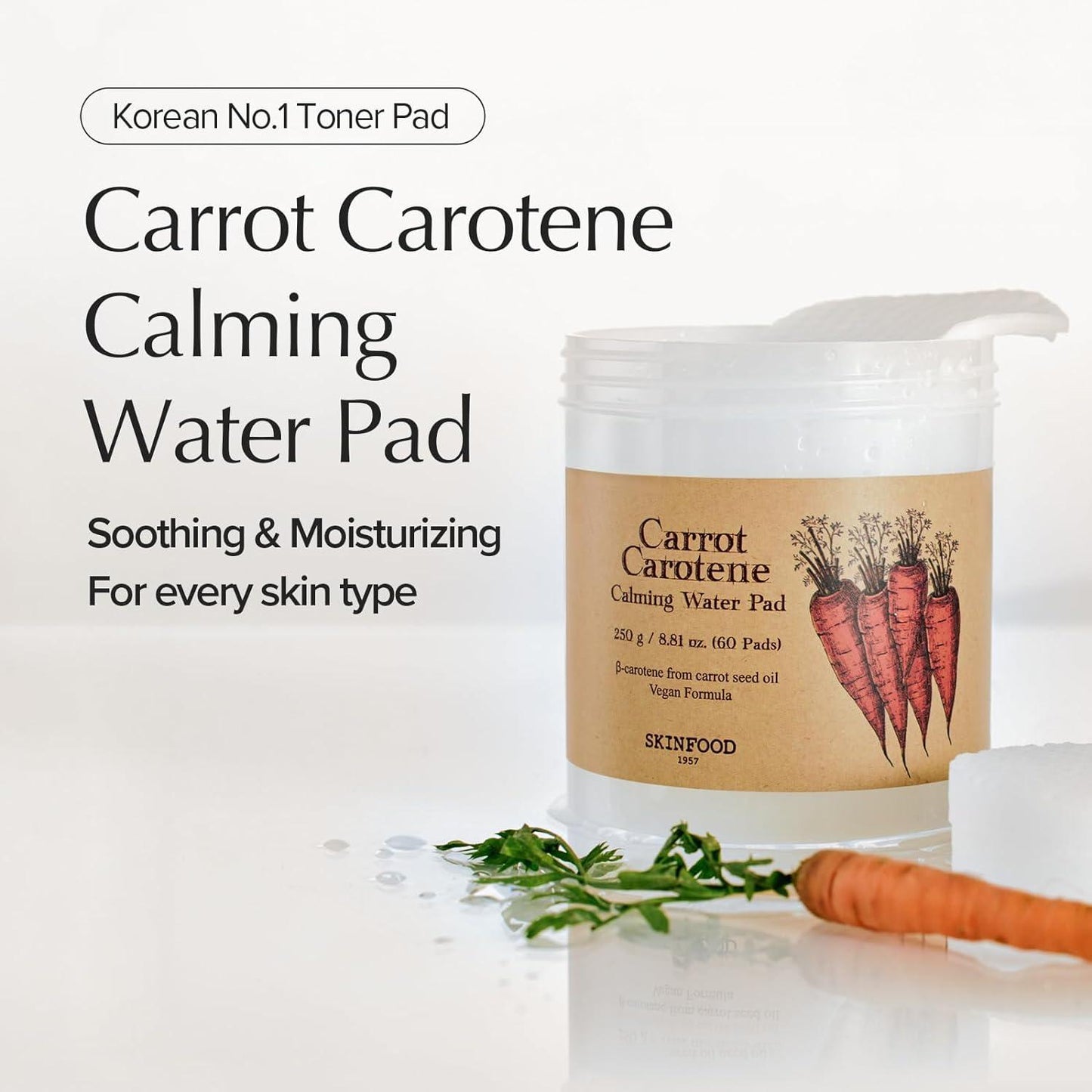 Skinfood Carrot Carotene Calming Water Pad 250g