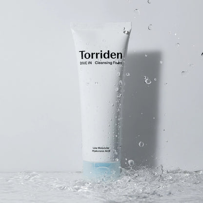 Torriden - DIVE-IN Low Molecular Hyaluronic Acid Cleansing Foam - 150ml-Wonder Skin