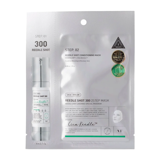 VT - Reedle Shot 300 2 Step Mask - 1.5g+25g-Wonder Skin