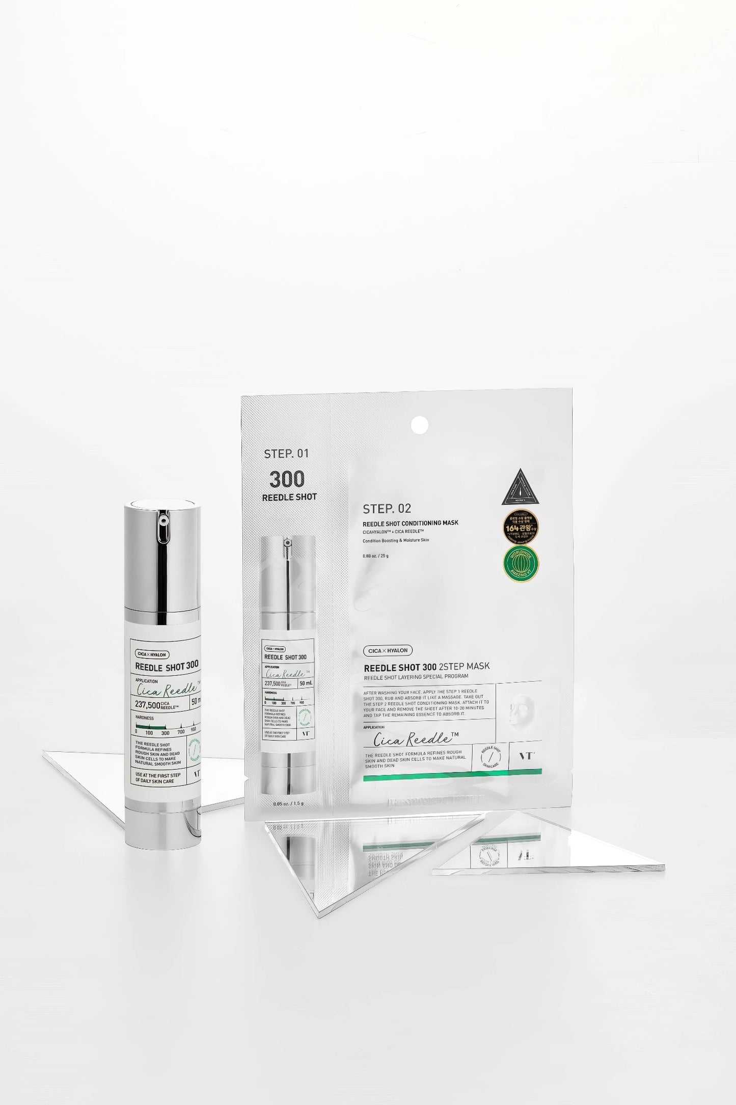 VT - Reedle Shot 300 2 Step Mask - 1.5g+25g-Wonder Skin